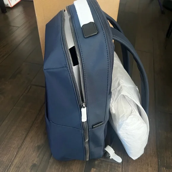 NWT Away Everywhere Zip Backpack - Navy - Picture 9 of 10
